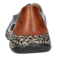 Rieker Slipper/Kletthalbschuh luftdurchlässig (durchbrochenes/geflochtenes Obermaterial)